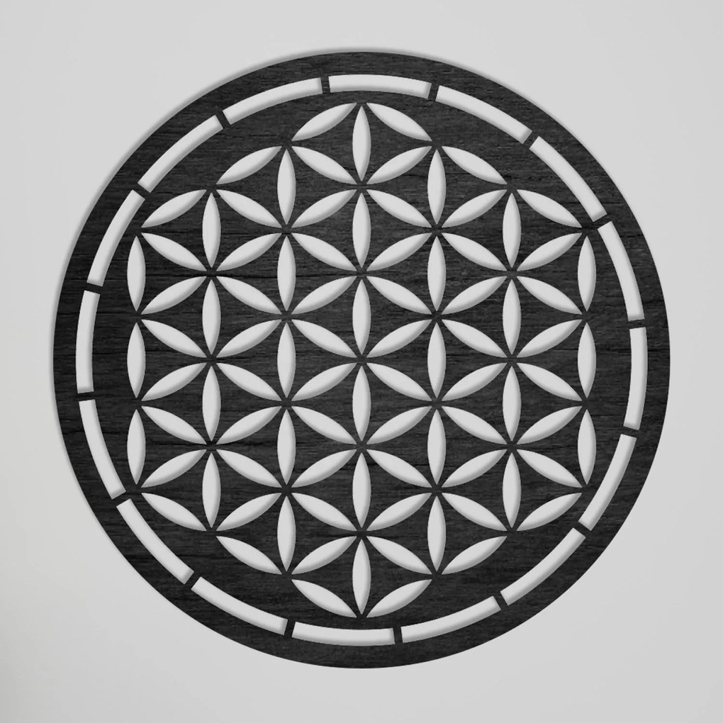 Drevená mandala, dekorácia na stenu | HAAMONY: Preglejka Topoľ - Honey 3071 20 cm 3772-84283 PR0167