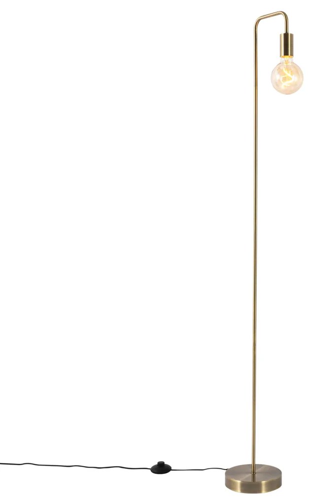 Moderná stojaca lampa bronzová - Facil