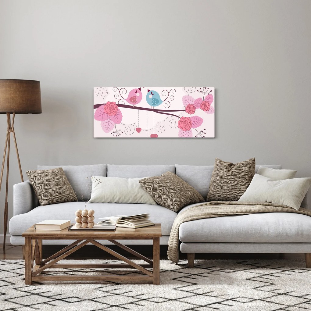 Obraz - Lásky čas (120x50 cm)