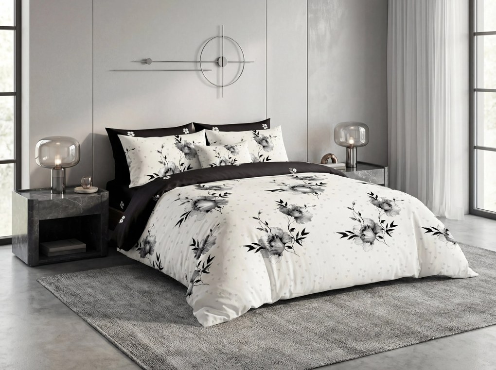 Obojstranné obliečky DUO SENSE MONARIA vzorované + obliečka na vankúšik 40x50 cm ZADARMO Rozmer obliečky: 70 x 90 cm | 140 x 200 cm