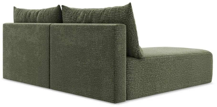 Zelená rozkladacia/s úložným priestorom rohová pohovka (ľavý roh) Kalena – Makamii