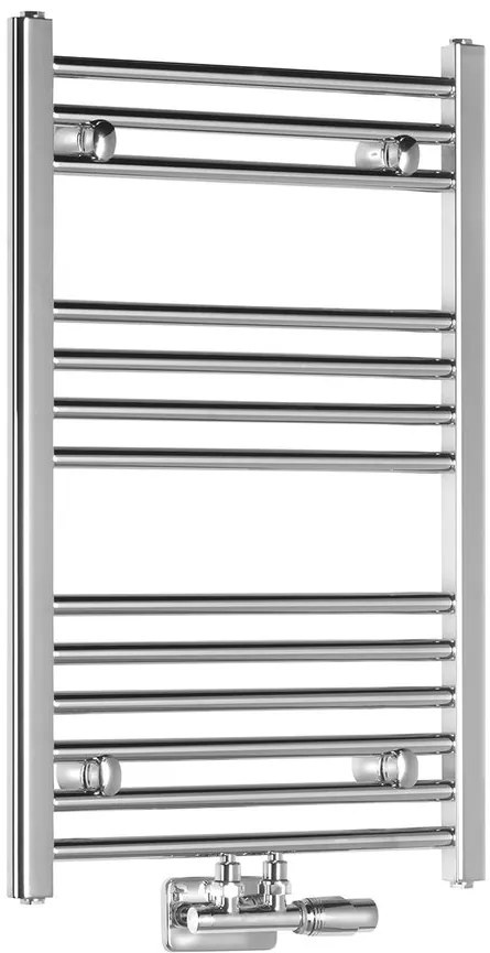 Aqualine Aqualine, ALYA vykurovacie teleso rovné 500x803mm, stredové pripojenie, chróm, LLS301