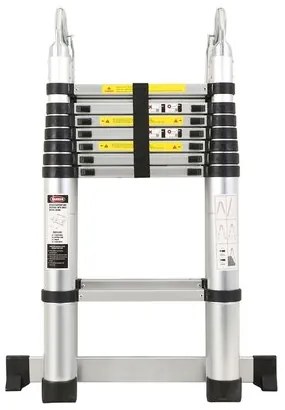 Teleskopický rebrík, 2 x 2,5 m, L