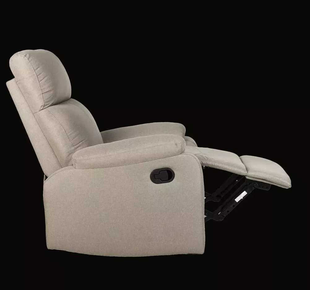 LuxuryForm DESIGN Televízne kreslo CARLOS s polohovaním - béžové