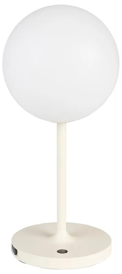 Krémová stmievateľná stolová lampa (výška 33 cm) Hub – White Label