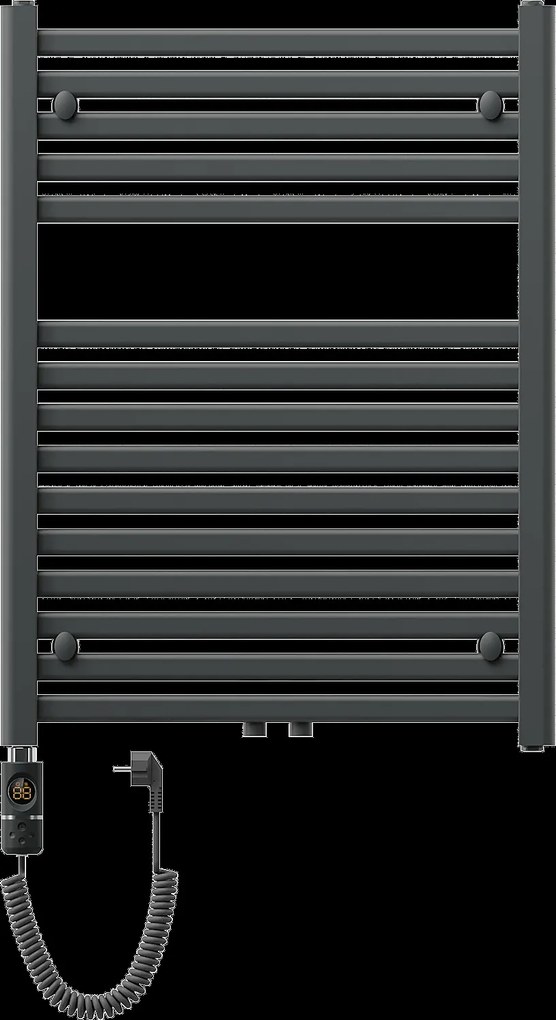Mexen Hades, elektrické vykurovacie teleso 800 x 600 mm, 600 W, antracitová, W104-0800-600-2600-66
