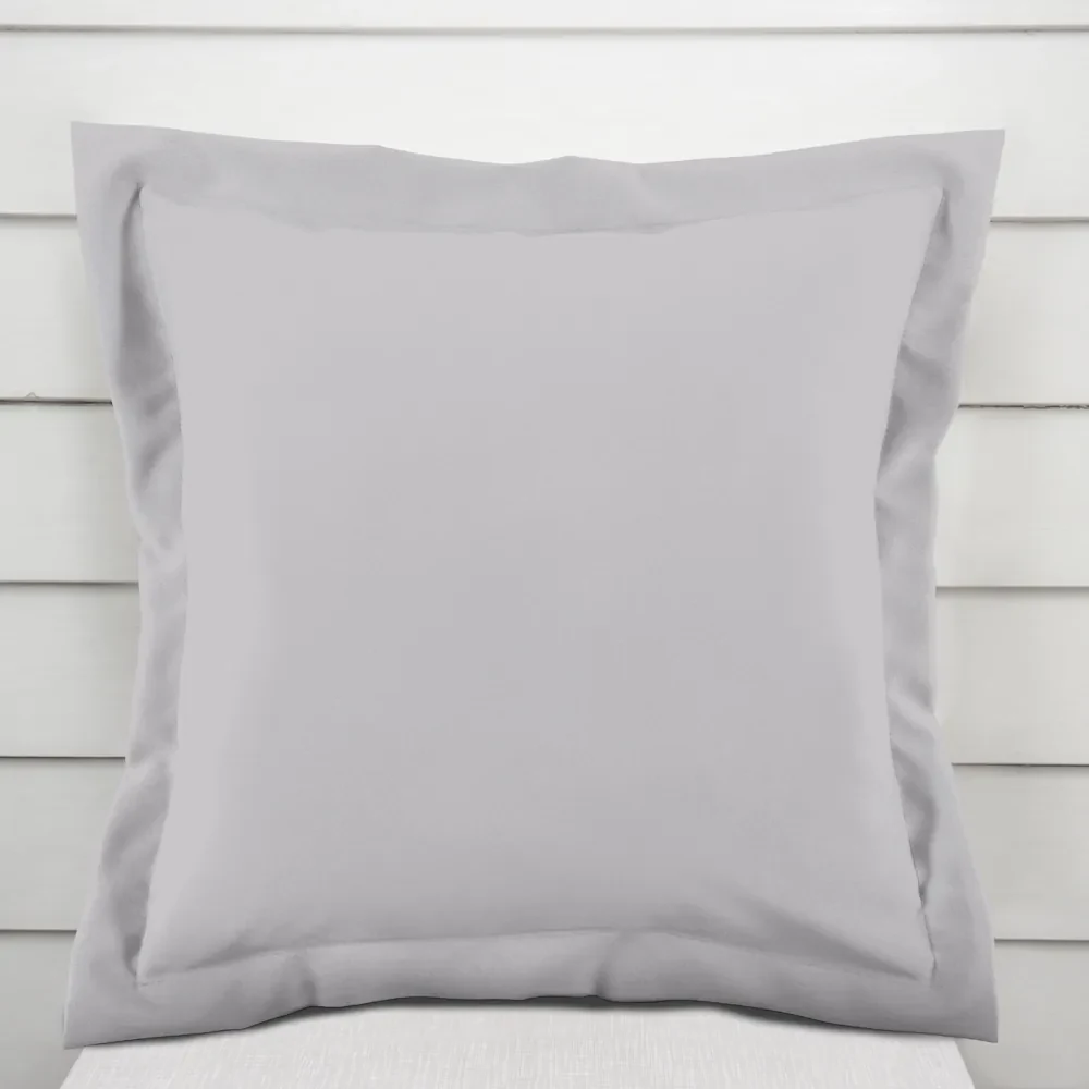 Biante Dekoračná obliečka na vankúš s lemom Rongo RG-016 Svetlo sivá 40 x 60 cm