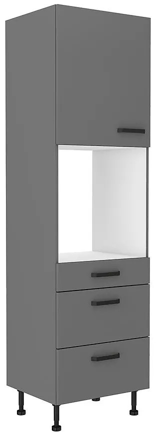 Kuchynská skrinka NESSA antracitová 60dps-215 1f 3s