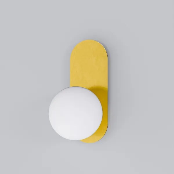 Nástenné svietidlo 1xE27/40W/230V zlaté/biele