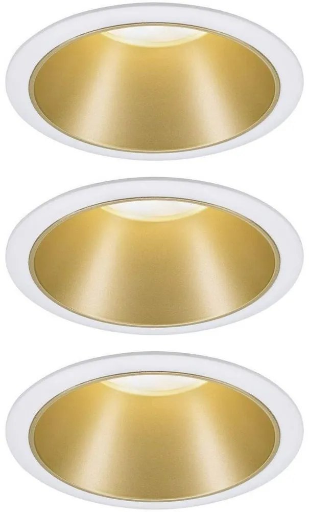 Paulmann 93406 - SADA 3xLED/6,5W IP44 Stmievateľné kúpeľňové svietidlo COLE 230V