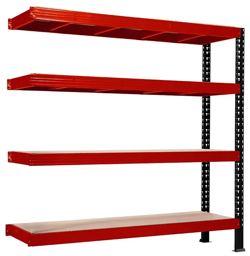 Trestles Prístavok k regálu 1800x2400x600, 4 police Farba: žltá a čierna