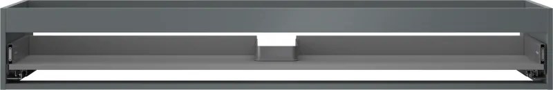 Mexen Box-A, závesná skrinka 160 cm, 1 zásuvka, grafitová matná, 91AX0-1600-235-1-66