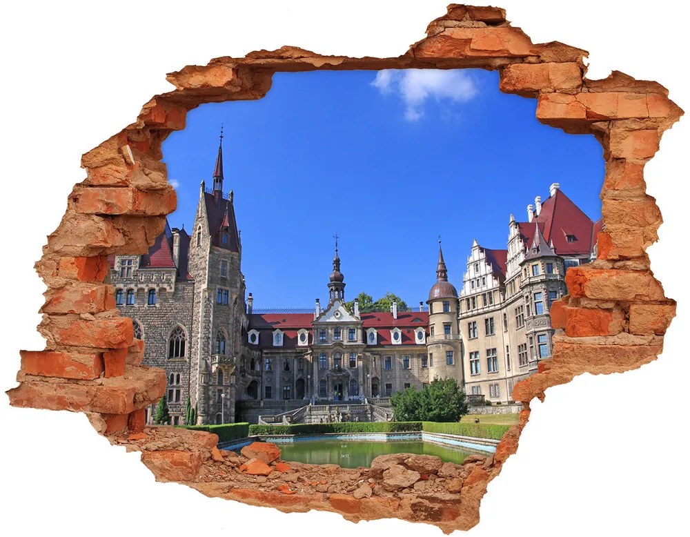 Foto fotografie diera na stenu Poľsko zámok moszna nd-c-161542010