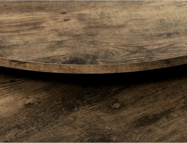 Sada 2 konferenčných stolíkov old wood AF-3002 OLW