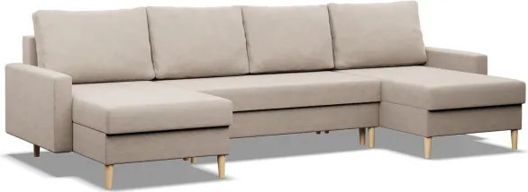 Sedacia súprava BLANK Elegant v tvare U béžová