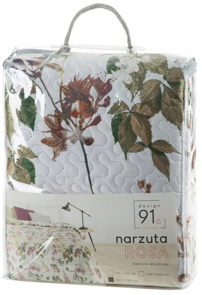 PREHOZ NA POSTEĽ ROSA 170X210 CM VZOROVANÝ