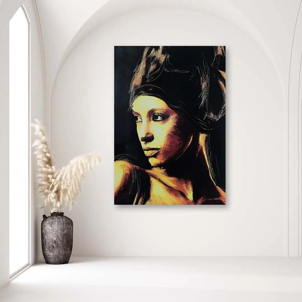 Gario Obraz na plátne Žena hľadí do diaľky Rozmery: 40 x 60 cm