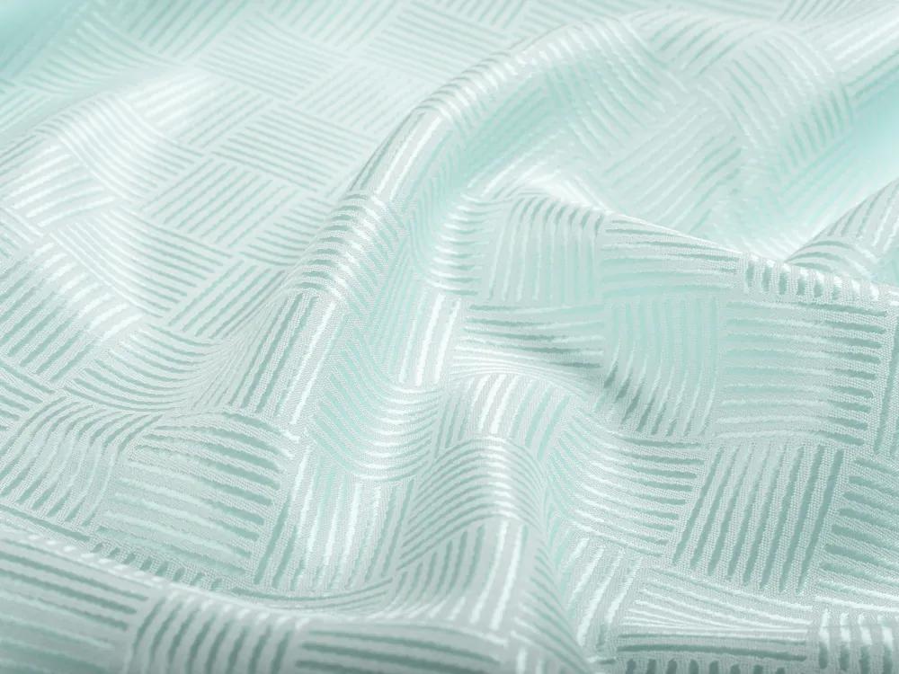 Biante Dekoračný záves Milano TF-050 - svetlo mentolový 150x140 cm