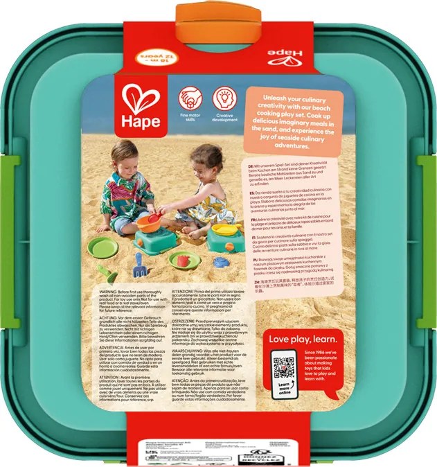 Súprava báboviek pre šéfkuchárov - hračka na piesok - 11 ks