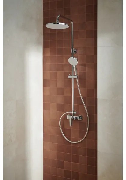 KFA Armatura 5556-910-00 - Sprchová sada s batériou OTAVA lesklý chróm