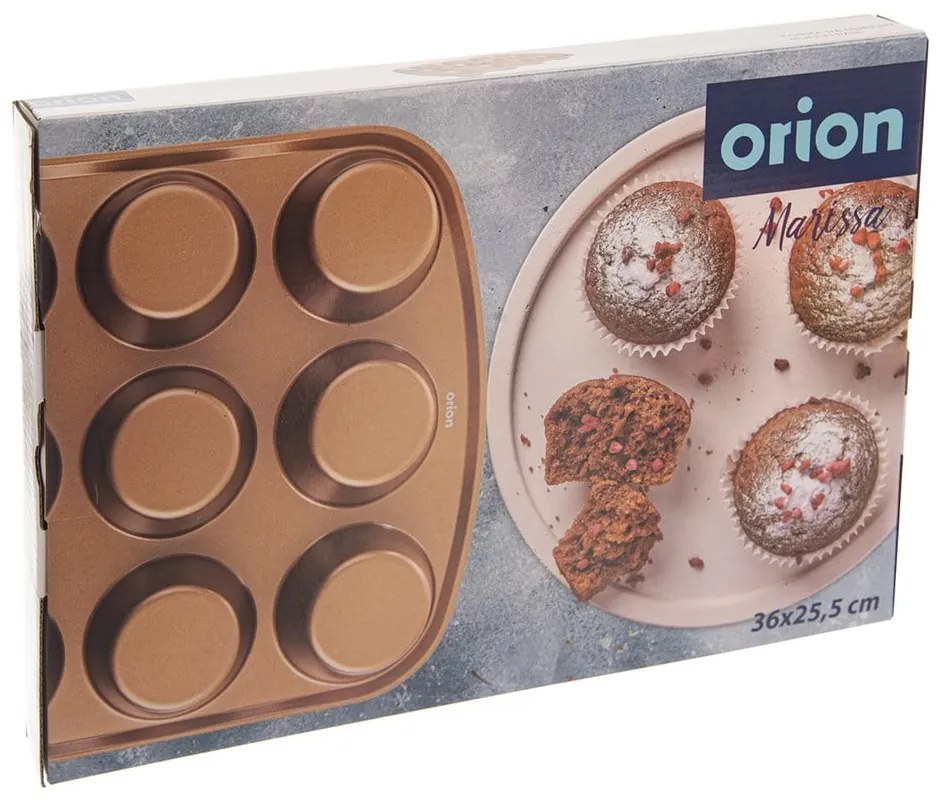 Kovová forma na pečenie muffinov 25,5x36 cm Marissa – Orion