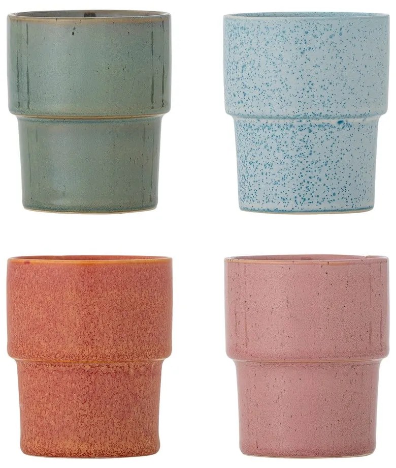 Šálky v súprave 4 ks na espresso z kameniny 150 ml Ewan – Bloomingville