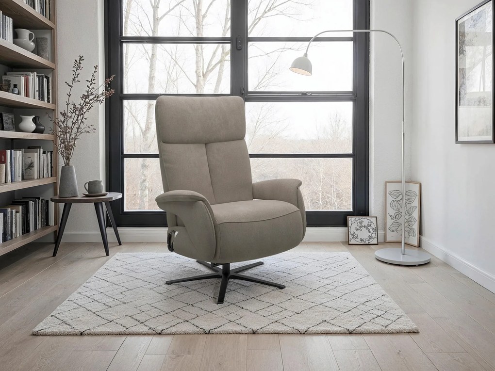 XXXLutz RELAXAČNÉ KRESLO, textil, bahenná hnedá Sit & More - Online Only obývacie izby - 000144028648