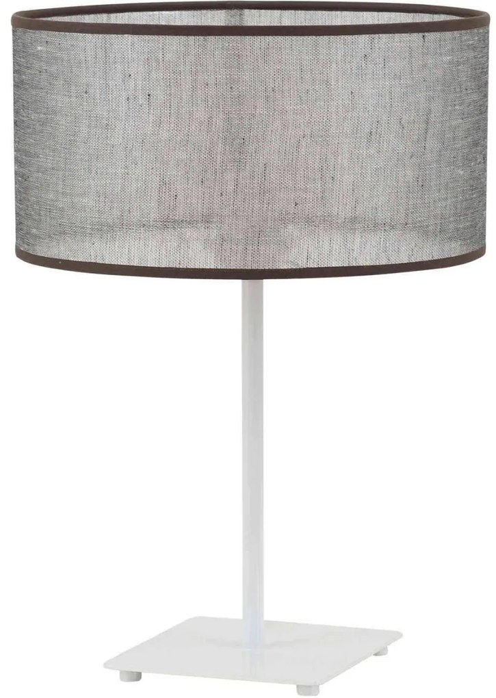 Stolná lampa Indigo, 1x textilné tienidlo (výber z 8 farieb), (výber zo 4 farieb konštrukcie), n