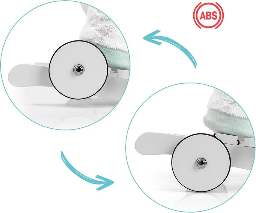 Hojdací koník s melódiou a kolieskami Milly Mally Polly Jednorožec