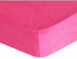 Posteľná plachta froté svetloružová TiaHome - 200x200cm