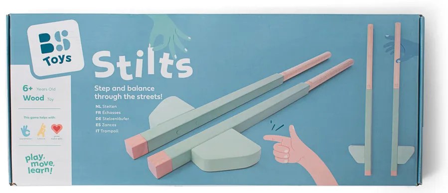 Detské drevené chodúle