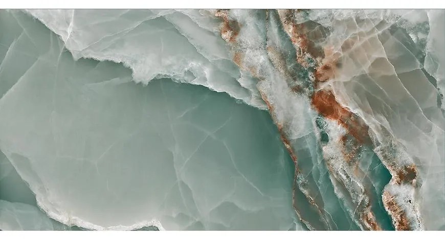 Gresová dlažba Onyx Turquoise Pulido/Leštený 60/120 Rect.