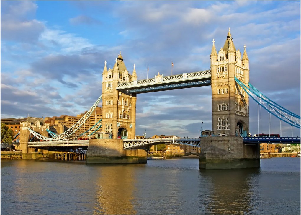Sklenený obraz - Tower Bridge (70x50 cm)