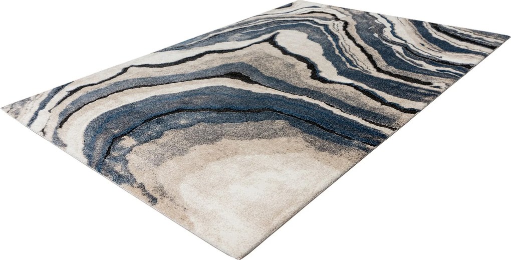 Obsession, Kusový koberec My Bologna 461 Blue, 200x290, modrá, chodba / predsieň