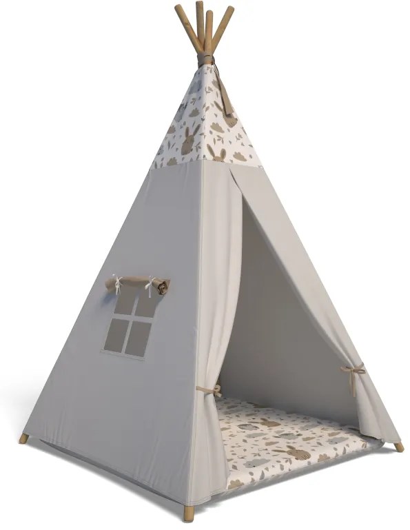 Detský stan WIGWAM, 105x140x105, zajac
