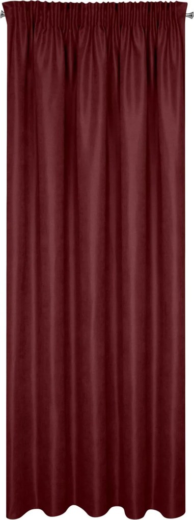 ZÁVES NA PÁSKE ADA 140X270 CM BORDOVÁ