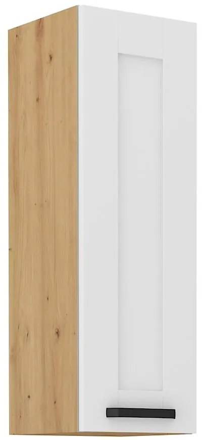 Kuchynská skrinka LUNA biely mat/artisan 30g-90 1f