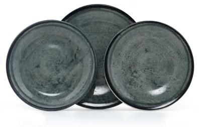 18-dielna jedálenská súprava z modrého porcelánu