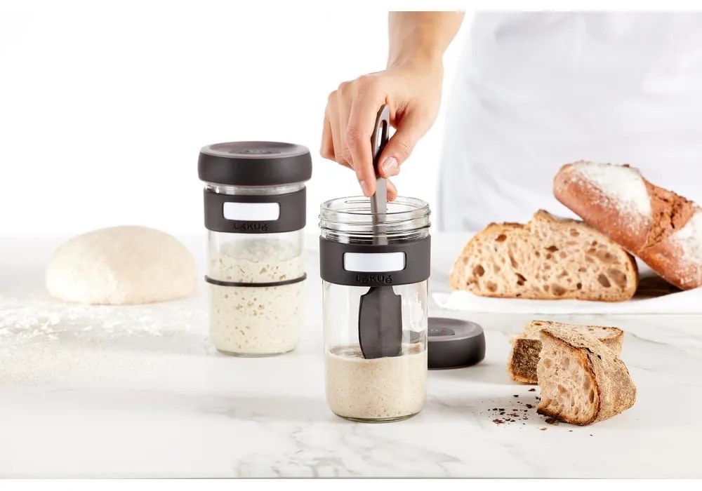 Set na výrobu kvásku so stierkou 2 ks 700 ml – Lékué