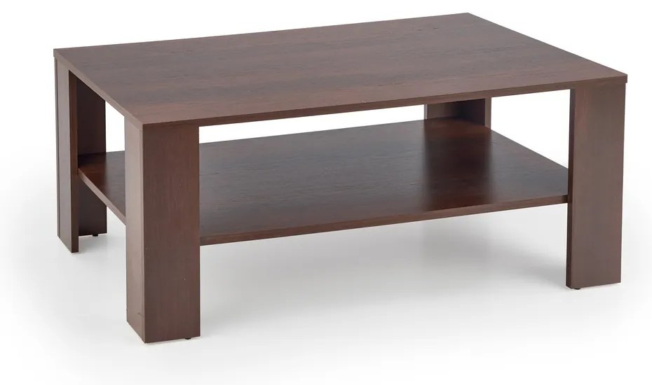 Konferenčný stolík Kvadro, tmavý orech