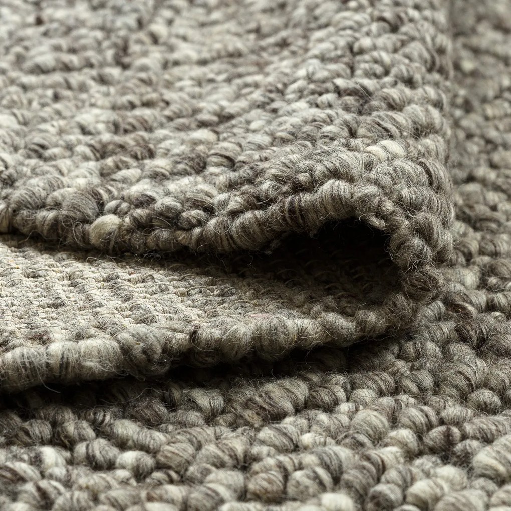 Dywany Łuszczów, Kusový koberec Tahar 99005 antra, 90x150, šedá, obývacia izba