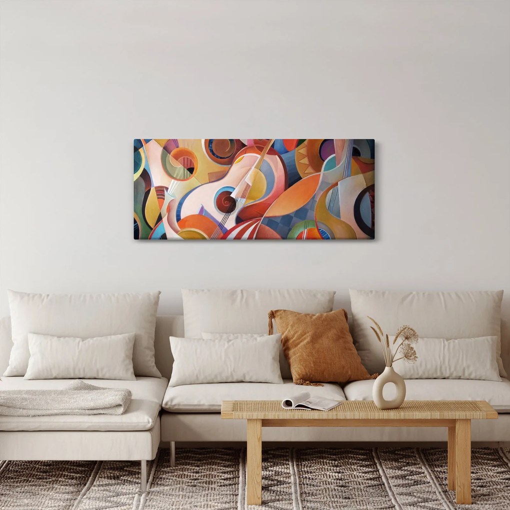 Obraz - Hudobný abstrakt (120x50 cm)