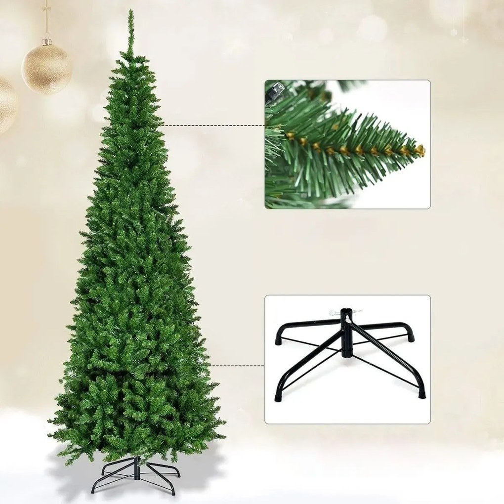 Umelý vianočný stromček so 708 konármi | 198 cm