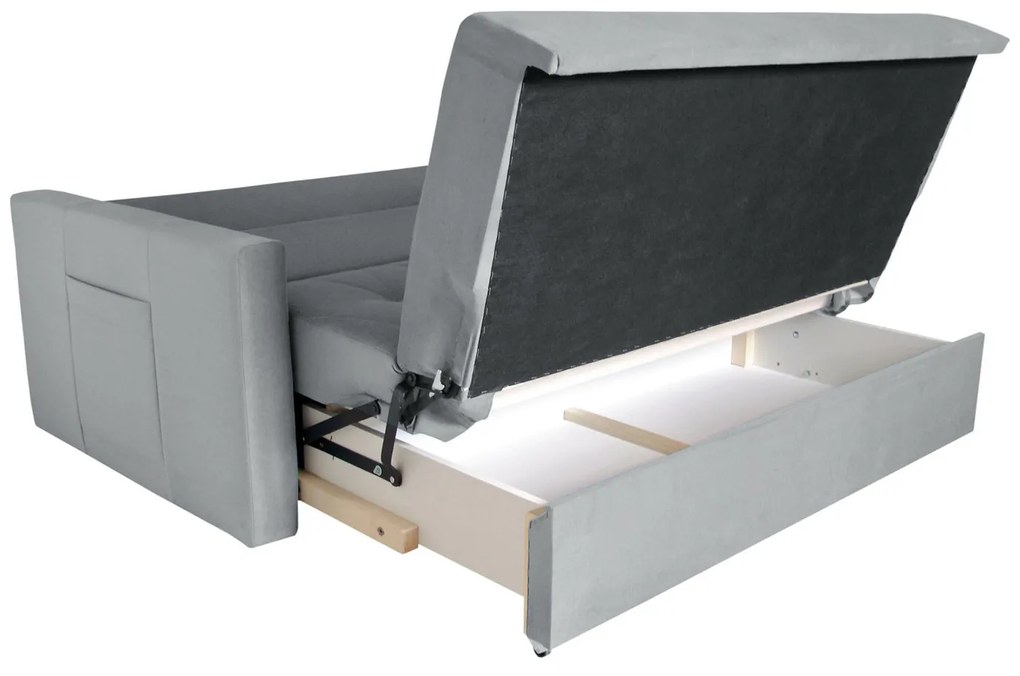 Rozkladacia pohovka BOMO 3 Svetlosivá