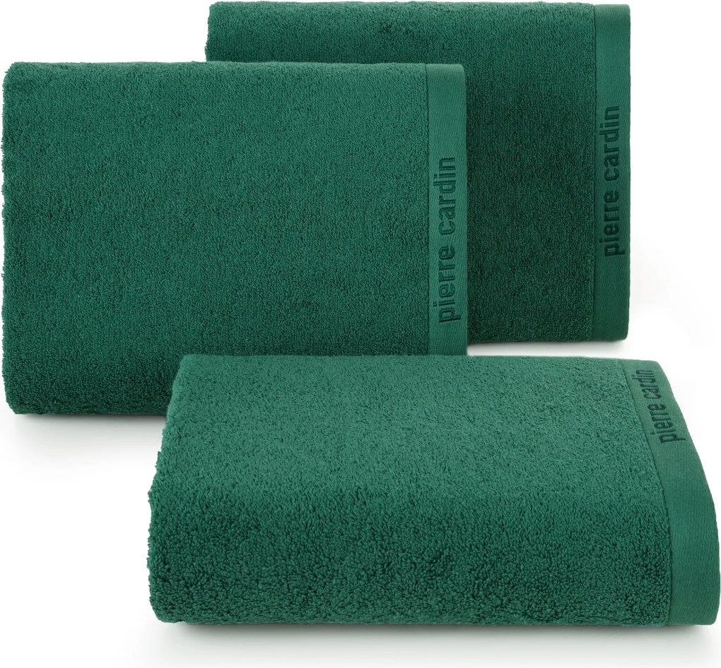BAVLNENÝ UTERÁK PIERRE CARDIN EVI 30X50 CM TMAVOZELENÁ
