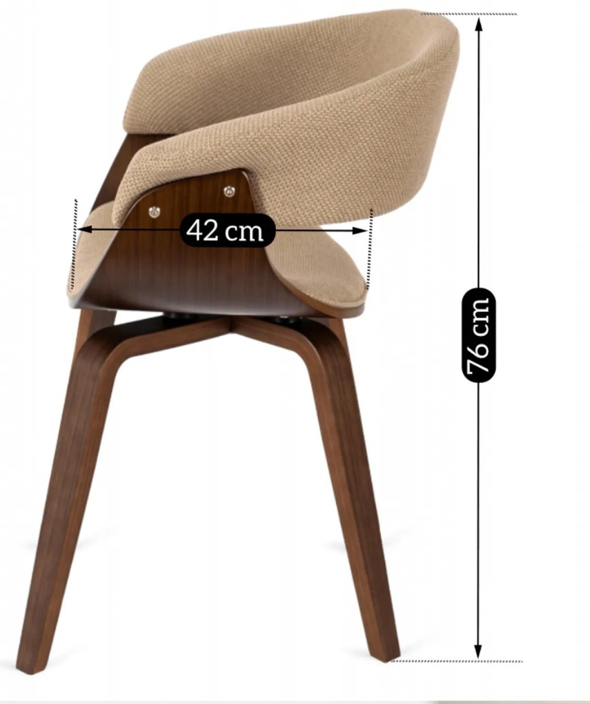 PROXIMA.store - Čalúnená stolička GARY FARBA: zelená