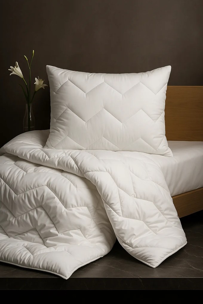 Celoročný set paplón + vankúš Bamboo – antialergický Veľkosť: 200x220/2x70x90cm