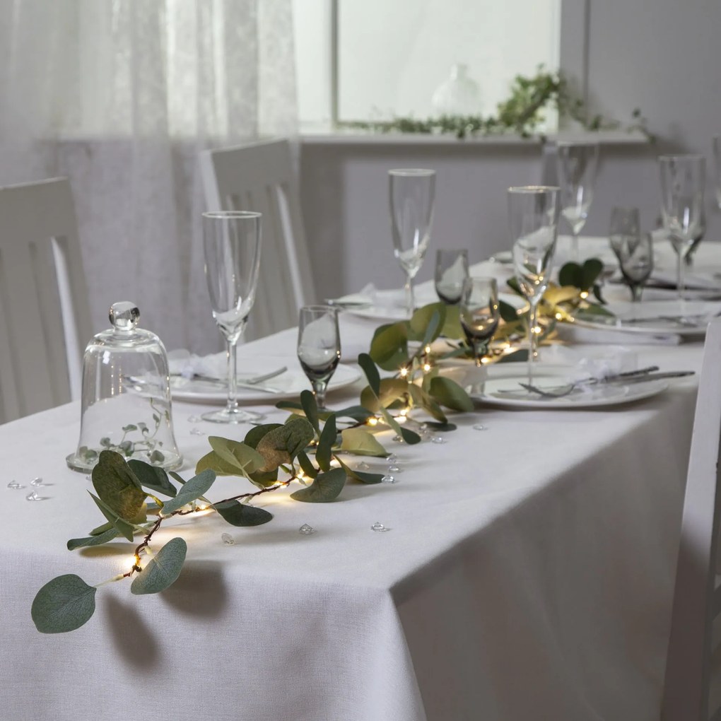 STAR TRADING Svetelná LED girlanda Eucalyptus 180 cm