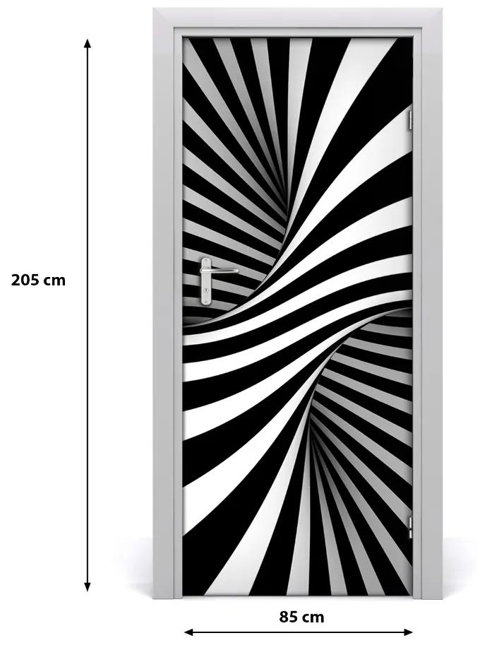 Samolepiace fototapety na dvere abstrakcie vír 85x205 cm