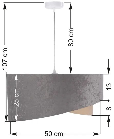 Luster na lanku GALAXY 1xE27/60W/230V